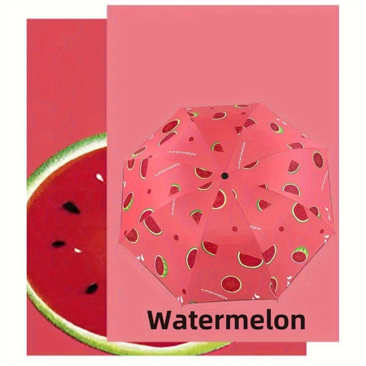 Parapluie à motif de citron - Parapluie de voyage pliable manuel avec protection UV, coupe-vent et imperméable, parapluie portable et léger, adapté aux femmes et aux hommes, peut être utilisé pour un anniversaire\u002FNoël, etc.