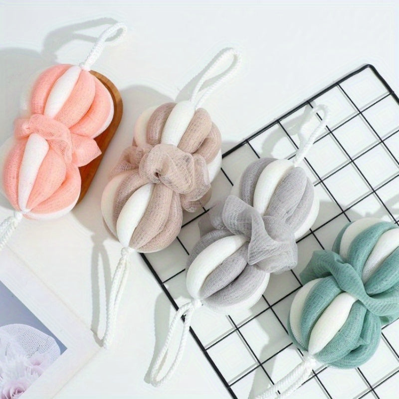 2pièces Grosses Bombes de Bain Extensibles - Conceptions Floralles Pastel Douces, Sans Alcool, Sans Parfum, Parfaites pour les Bains Relaxants, Accessoires de Bain Relaxants | Bombes de Bain Pastel | Produit de Bain Sans Parfum, Bombes de Bain