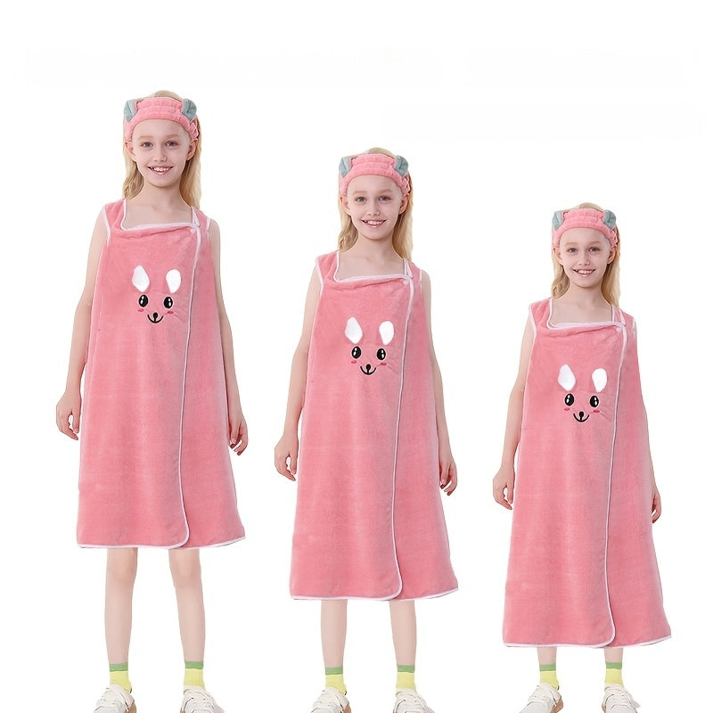 A Wearable Bath Skirt, a Cute Rabbit Ear Bathrobe, a Warm Thick Bathrobe, a Sauna Beach Pool Towel, And a Soft Absorbent Bath Towel.