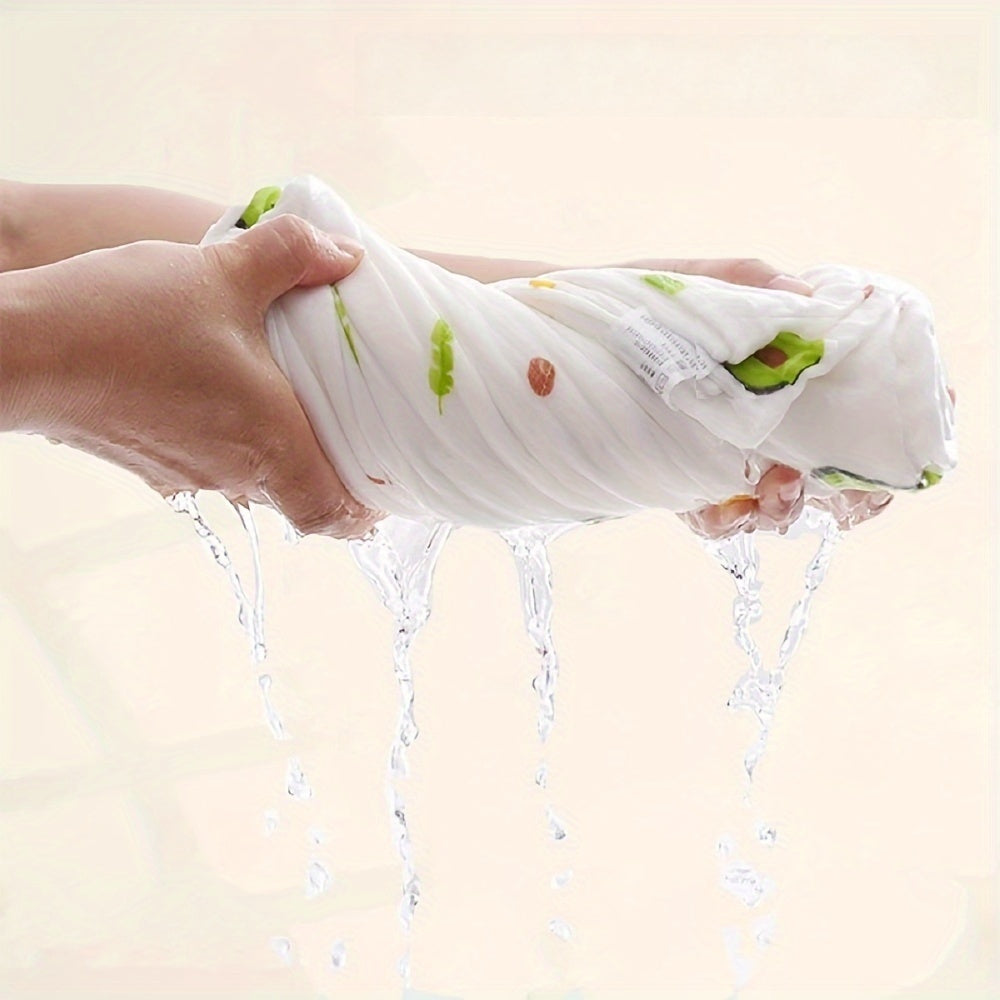 Soft Six-Layer Gauze Bath Towel Blanket for Babies, Highly Absorbent, Perfect for Swaddling.