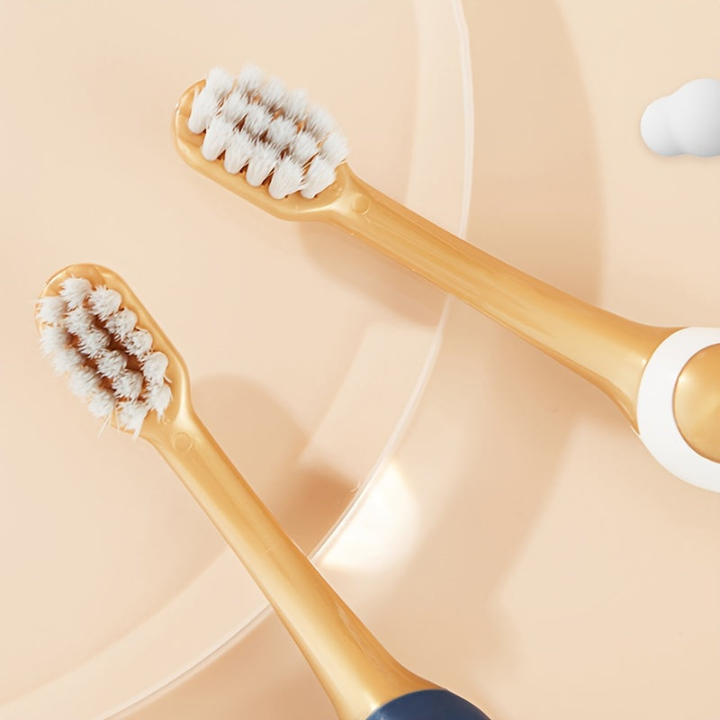 Lot de 6 brosses à dents souples pour enfants - Design astronautes cartoon - Idéal pour les 6-12 ans - Poils en nylon doux pour gencives sensibles - Unisexe