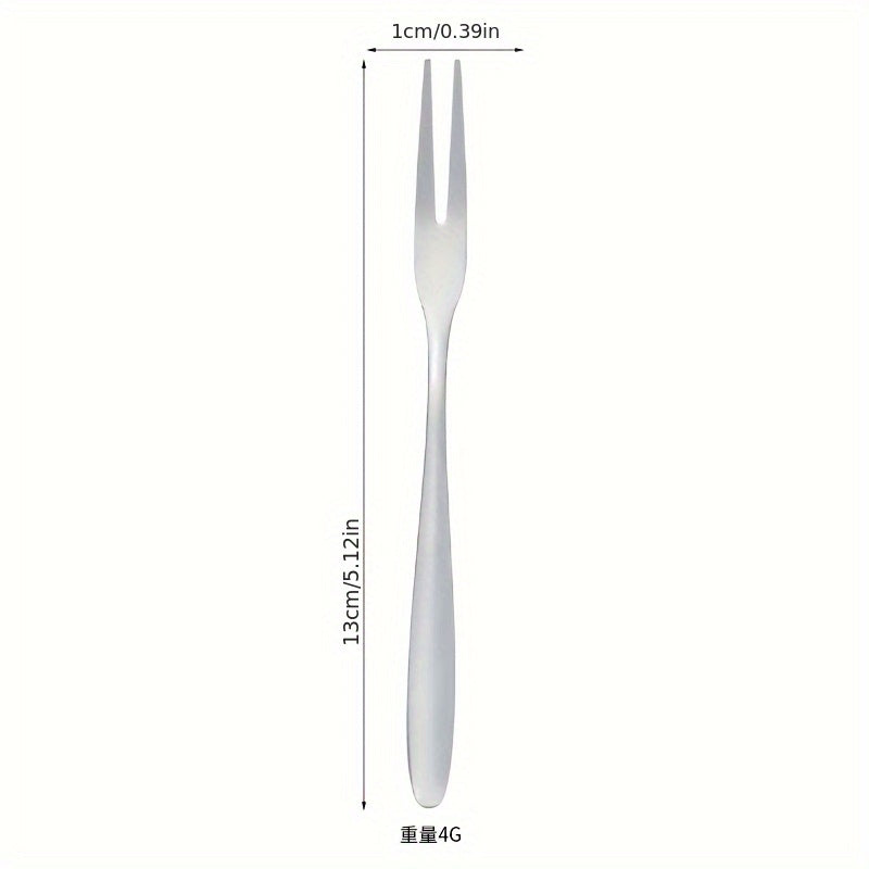5\u002F6\u002F10pcs Multi-Sized Stainless Steel Fruit Forks