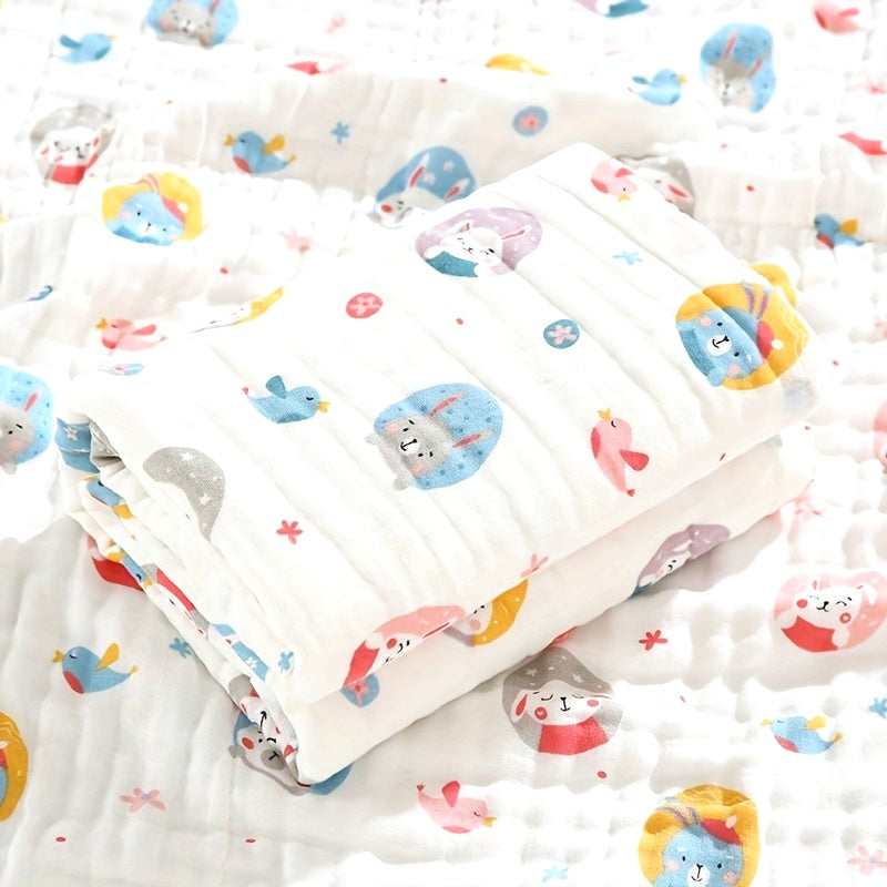 1pc Super Absorbent 4-Layer Bath Towel - Soft, Breathable, Woven Quick-Dry Towel, Machine Washable, Ideal for Christmas, Halloween, Thanksgiving Gifts