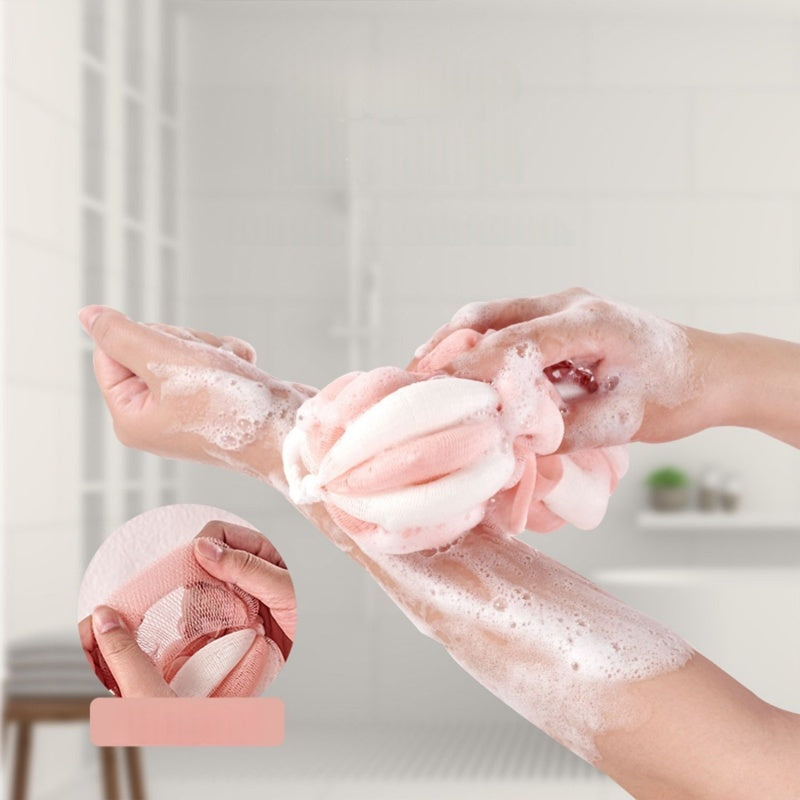 2pièces Grosses Bombes de Bain Extensibles - Conceptions Floralles Pastel Douces, Sans Alcool, Sans Parfum, Parfaites pour les Bains Relaxants, Accessoires de Bain Relaxants | Bombes de Bain Pastel | Produit de Bain Sans Parfum, Bombes de Bain