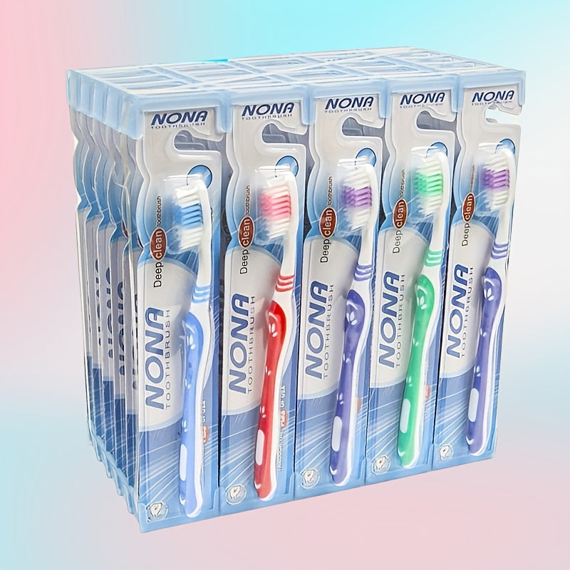 10 brosses à dents souples - Poils doux, Nettoyage en profondeur - Soin buccal quotidien - Adaptées aux dents et gencives sensibles - Pour un sourire éclatant et une vie plus saine