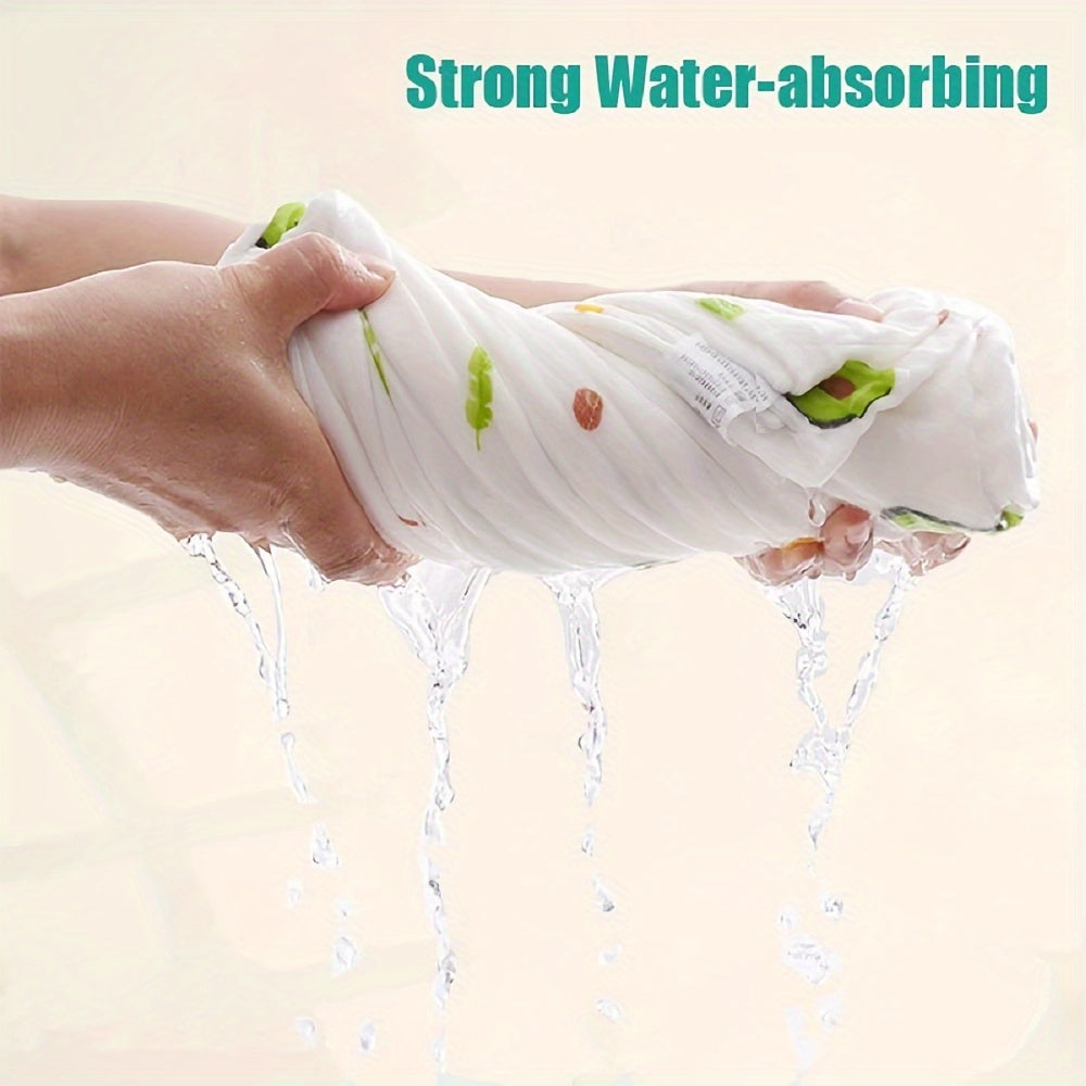 Soft Six-Layer Gauze Bath Towel Blanket for Babies, Highly Absorbent, Perfect for Swaddling.