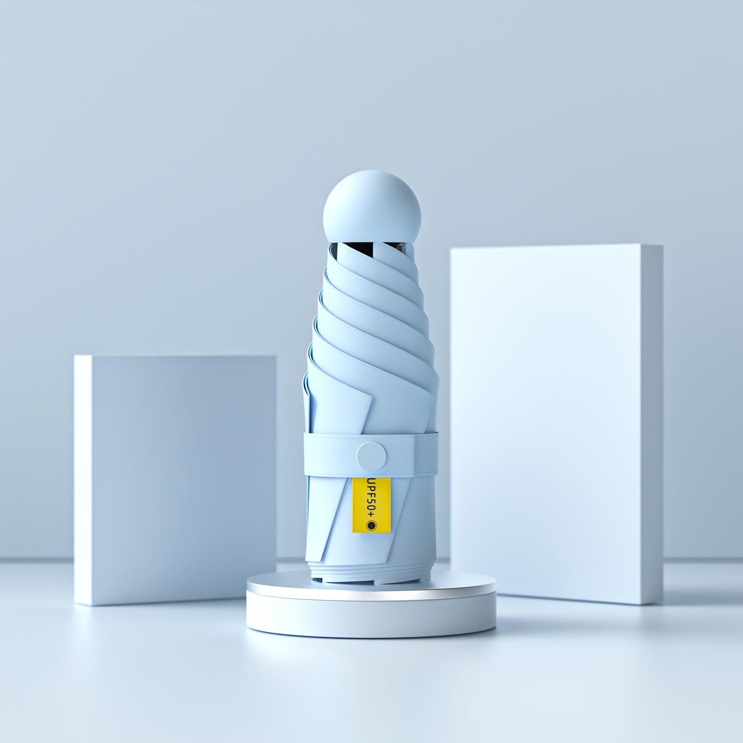 Parapluie de Luxe Double Usage pour Femmes - Protection UV UPF50+, Design Compact de Voyage, Cadre Durable à 8 Baleines, Style Minimaliste Élégant, Parasol Pliant Manuel pour Activités Extérieures, Accessoire Moderne