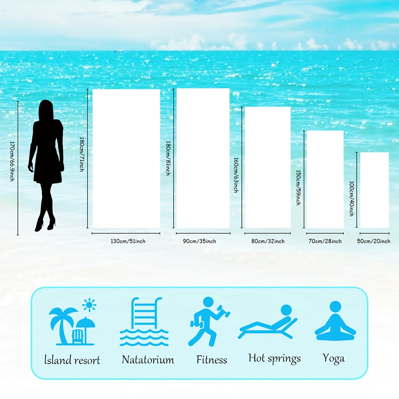 Personalized Dinosaur Beach Towel 51x71 Inches - Custom Text, Soft Microfiber, High Absorbency, Vibrant Dinosaur & Palm Tree Design, Large Bath & Beach Towel, Unique Gift for, Bath Towel | Custom Text Towel | Durable Beach Gear